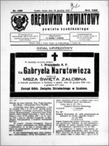 Orędownik Powiatowy powiatu Szubińskiego 1932.12.14 R.13 nr 100
