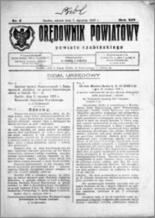 Orędownik Powiatowy powiatu Szubińskiego 1933.01.07 R.14 nr 2
