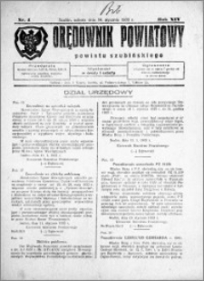 Orędownik Powiatowy powiatu Szubińskiego 1933.01.14 R.14 nr 4