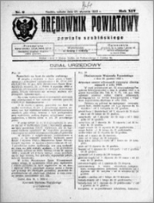Orędownik Powiatowy powiatu Szubińskiego 1933.01.21 R.14 nr 6