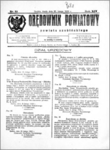 Orędownik Powiatowy powiatu Szubińskiego 1933.02.22 R.14 nr 15