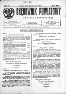 Orędownik Powiatowy powiatu Szubińskiego 1933.03.01 R.14 nr 17