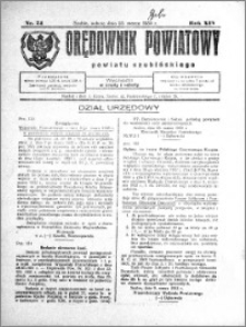 Orędownik Powiatowy powiatu Szubińskiego 1933.03.25 R.14 nr 24