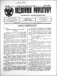 Orędownik Powiatowy powiatu Szubińskiego 1933.03.29 R.14 nr 25