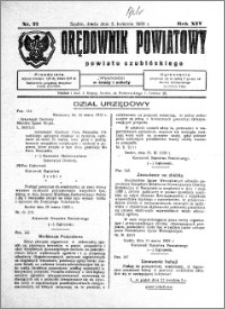 Orędownik Powiatowy powiatu Szubińskiego 1933.04.05 R.14 nr 27