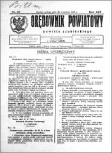 Orędownik Powiatowy powiatu Szubińskiego 1933.04.22 R.14 nr 32
