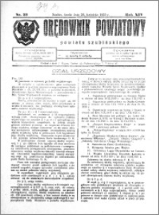 Orędownik Powiatowy powiatu Szubińskiego 1933.04.26 R.14 nr 33
