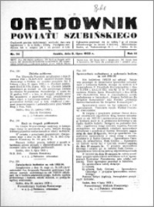 Orędownik powiatu Szubińskiego 1933.07.08 R.14 nr 54