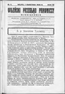 Wileński Przegląd Prawniczy 1935, R.6 nr 4