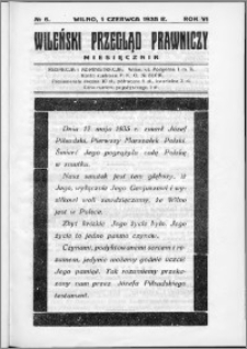 Wileński Przegląd Prawniczy 1935, R.6 nr 6