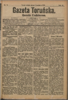 Gazeta Toruńska 1910, R. 46 nr 74