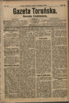 Gazeta Toruńska 1910, R. 46 nr 87 + dodatek