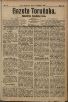 Gazeta Toruńska 1910, R. 46 nr 90