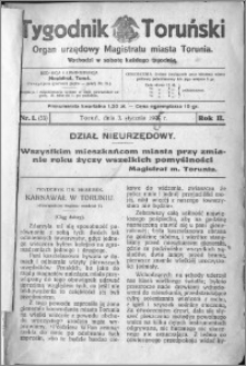 Tygodnik Toruński 1925, R. 2, nr 1