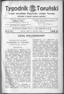 Tygodnik Toruński 1925, R. 2, nr 3