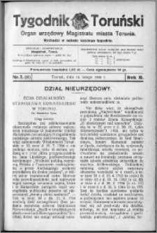 Tygodnik Toruński 1925, R. 2, nr 7