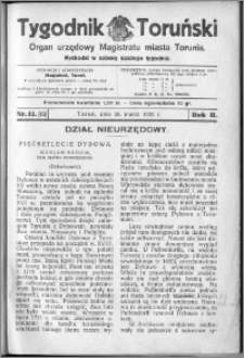 Tygodnik Toruński 1925, R. 2, nr 13