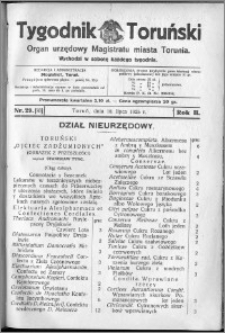 Tygodnik Toruński 1925, R. 2, nr 29