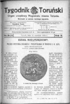 Tygodnik Toruński 1925, R. 2, nr 38