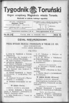 Tygodnik Toruński 1925, R. 2, nr 46