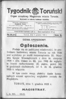 Tygodnik Toruński 1925, R. 2, nr 50