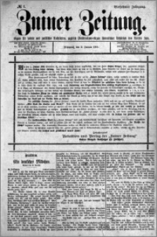 Zniner Zeitung 1901.01.02 R.14 nr 1