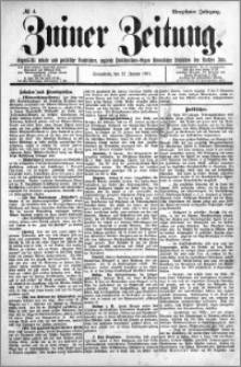 Zniner Zeitung 1901.01.12 R.14 nr 4