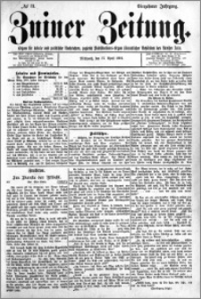 Zniner Zeitung 1901.04.17 R.14 nr 31