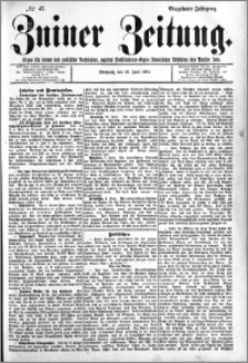 Zniner Zeitung 1901.06.12 R.14 nr 47