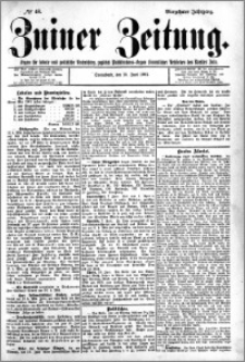 Zniner Zeitung 1901.06.15 R.14 nr 48