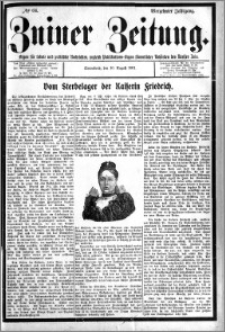 Zniner Zeitung 1901.08.10 R.14 nr 64