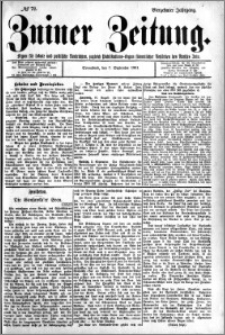 Zniner Zeitung 1901.09.07 R.14 nr 72