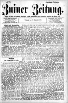 Zniner Zeitung 1901.09.11 R.14 nr 73
