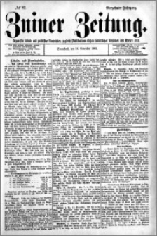 Zniner Zeitung 1901.11.16 R.14 nr 92