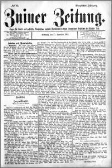Zniner Zeitung 1901.11.27 R.14 nr 95