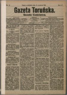 Gazeta Toruńska 1911, R. 47 nr 12 + dodatek