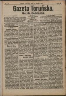 Gazeta Toruńska 1911, R. 47 nr 41 + dodatek