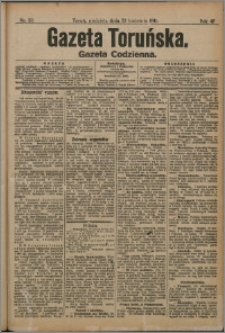 Gazeta Toruńska 1911, R. 47 nr 92 + dodatek