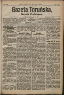 Gazeta Toruńska 1910, R. 46 nr 196