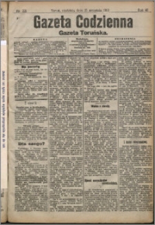 Gazeta Toruńska 1910, R. 46 nr 221 + dodatek