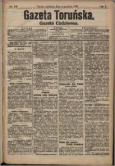 Gazeta Toruńska 1910, R. 46 nr 279 + dodatek