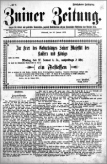 Zniner Zeitung 1902.01.18 R.15 nr 6