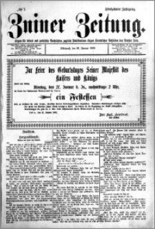 Zniner Zeitung 1902.01.22 R.15 nr 7