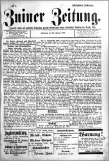 Zniner Zeitung 1902.01.29 R.15 nr 9