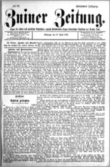 Zniner Zeitung 1902.04.23 R.15 nr 33