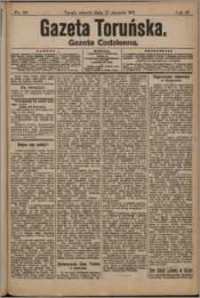 Gazeta Toruńska 1911, R. 47 nr 191