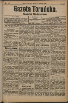 Gazeta Toruńska 1911, R. 47 nr 196 + dodatek