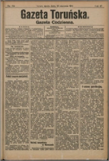 Gazeta Toruńska 1911, R. 47 nr 198