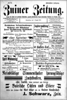 Zniner Zeitung 1902.08.09 R.15 nr 62