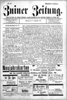 Zniner Zeitung 1902.12.17 R.15 nr 99